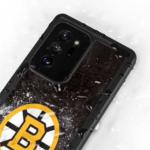 NHL Boston Bruins Iced Galaxy Note20 Ultra 5G Waterproof Case